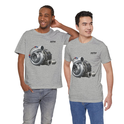 Turbocharger Graphic Tee — MPM Turbo Engine Shirt for Car Enthusiasts
