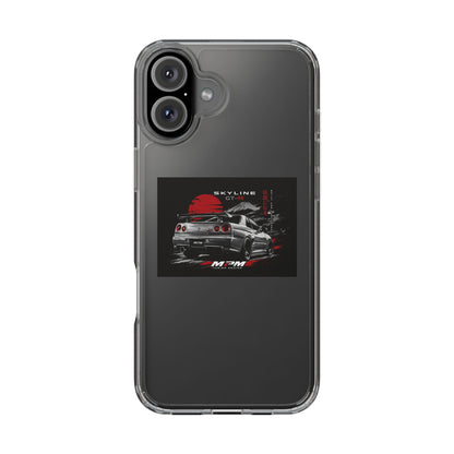 Clear Phone Case — Nissan Skyline GT-R Racing Car Graphic | MPM Tuning Design