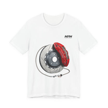 Brake Caliper Graphic Tee — Motorsport Disc Brake T-Shirt | MPM Tuning Design