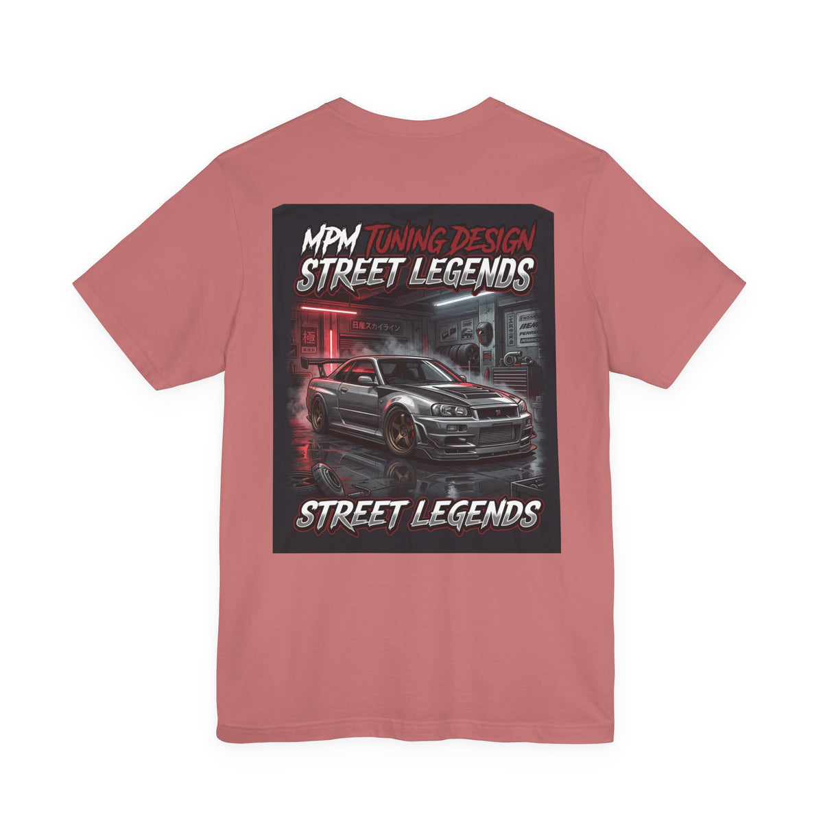 Street Legends Car T-Shirt — JDM Neon Racing Graphic Tee | MPM Tuning Design