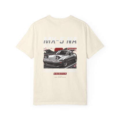 Mazda Miata MX-5 Retro Racing Graphic T-Shirt — Car Enthusiast Tee | MPM Tuning Design