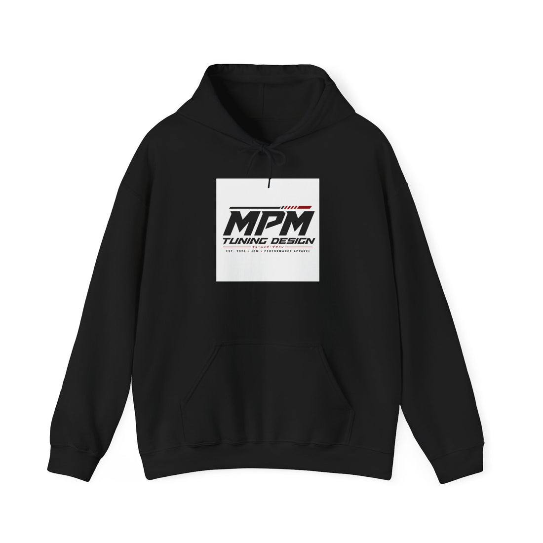 MPM Car Graphic Heavyweight Hoodie — Automotive Fleece Pullover | MPM Tuning Design