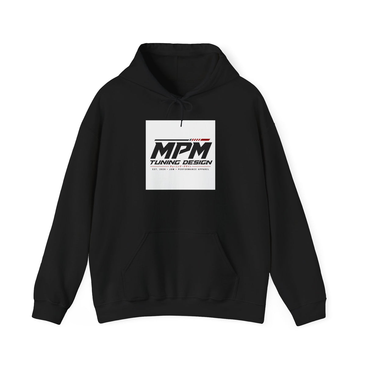 MPM Car Graphic Heavyweight Hoodie — Automotive Fleece Pullover | MPM Tuning Design