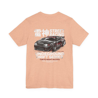 Tokyo Night Rulers Tee — Skyline Car Graphic Racing Tee | MPM Tuning Design