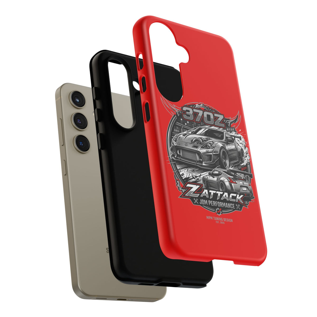 Nissan 370Z Z Attack Racing Phone Case — JDM Performance Sports Car Design | MPM Tuning Design