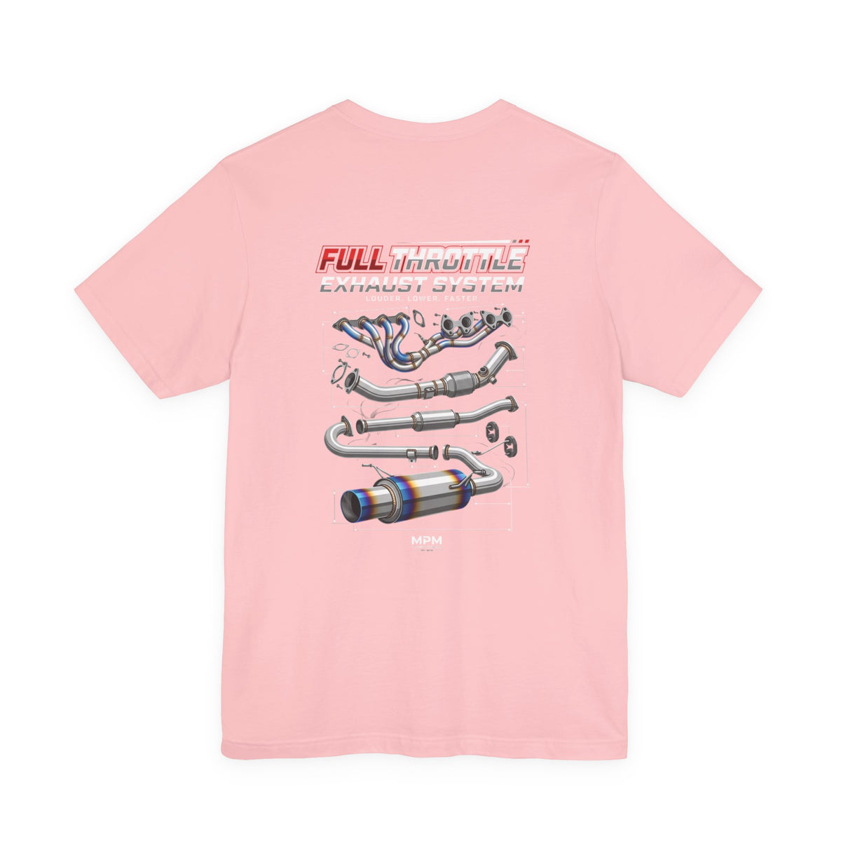 MPM Exhaust System Graphic T-Shirt – Full Throttle Edition