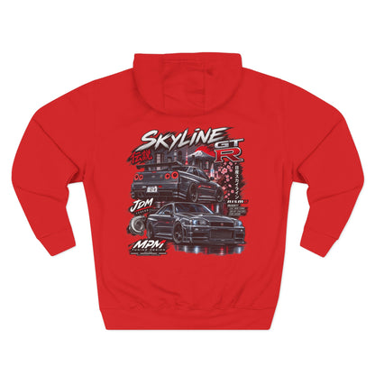Nissan Skyline GT-R Racing Hoodie — JDM Tribute Fleece Pullover | MPM Tuning Design