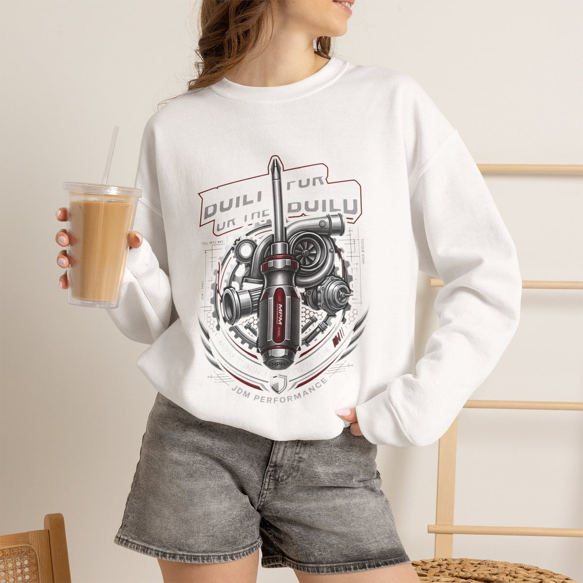 MPM Screwdriver &amp; Gears Mechanic Crewneck