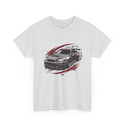 Car Graphic T-Shirt — Sporty Muscle Car JDM Illustration Heavy Cotton Tee | MPM Tuning Design