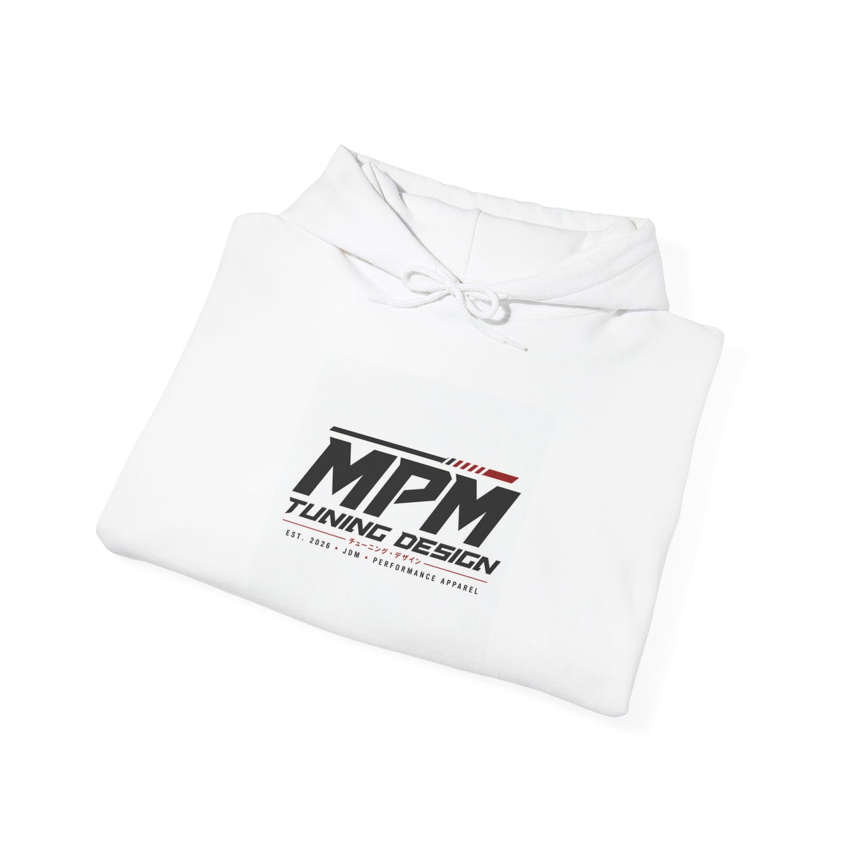 MPM Car Graphic Heavyweight Hoodie — Automotive Fleece Pullover | MPM Tuning Design
