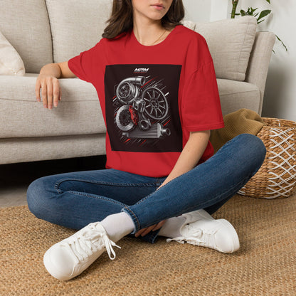 Turbocharger Engine T-Shirt — Motorsport Turbo Graphic Tee | MPM Tuning Design