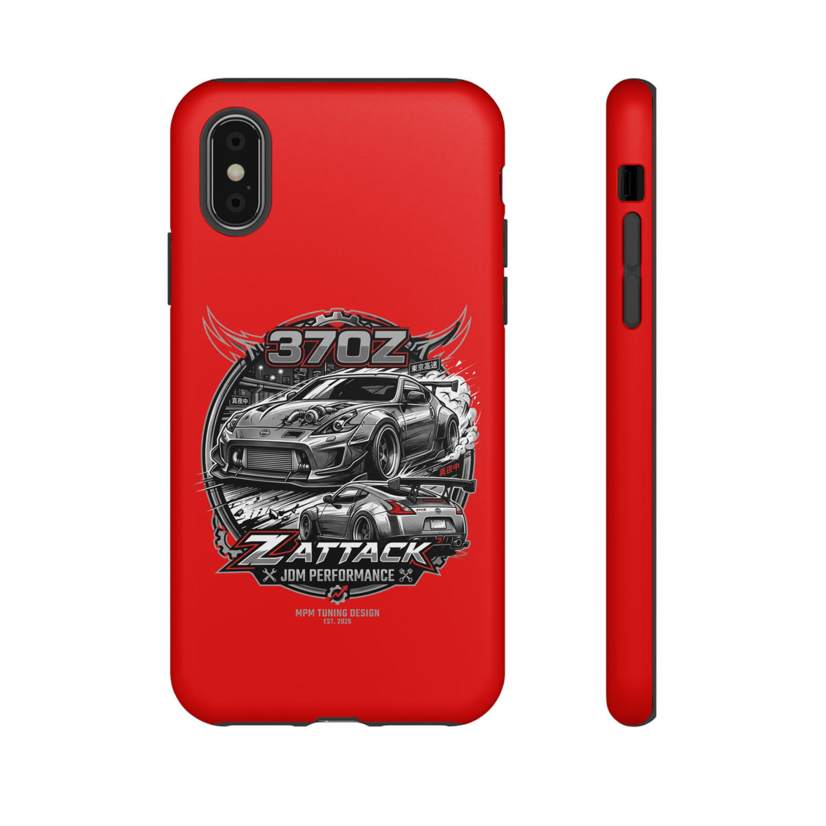 Nissan 370Z Z Attack Racing Phone Case — JDM Performance Sports Car Design | MPM Tuning Design