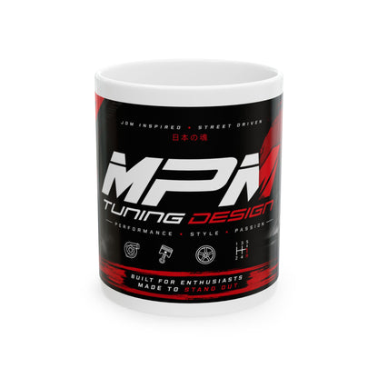 Turbocharger Coffee Mug — Boost Your Passion 11oz &amp; 15oz | MPM Tuning Design