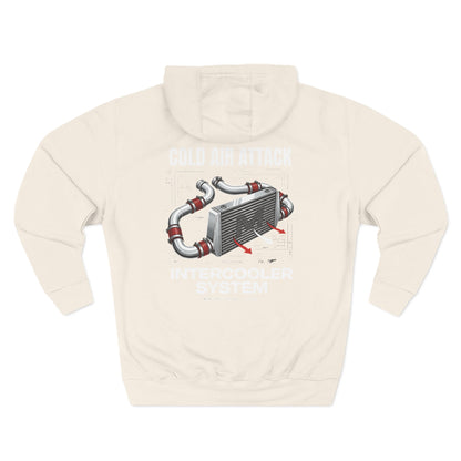 Cold Air Attack Hoodie — Intercooler Graphic JDM Fleece | MPM Tuning Design