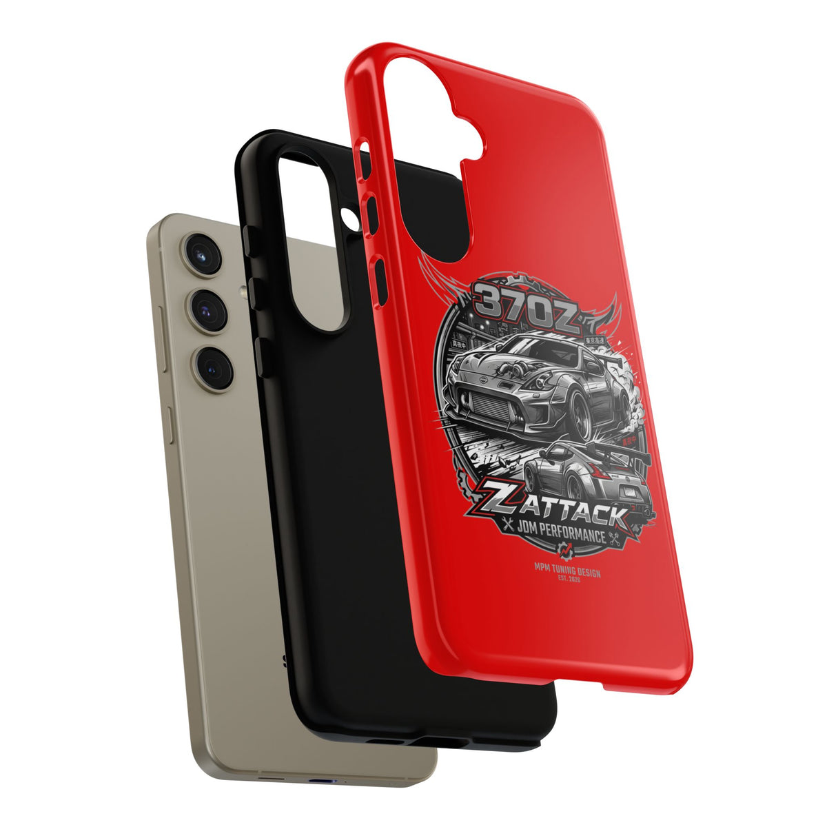 Nissan 370Z Z Attack Racing Phone Case — JDM Performance Sports Car Design | MPM Tuning Design