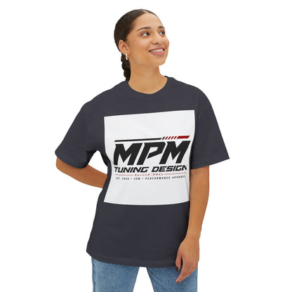 MPM Tuning Design Oversized Tee — Performance Car Logo Boxy Shirt | MPM Tuning Design
