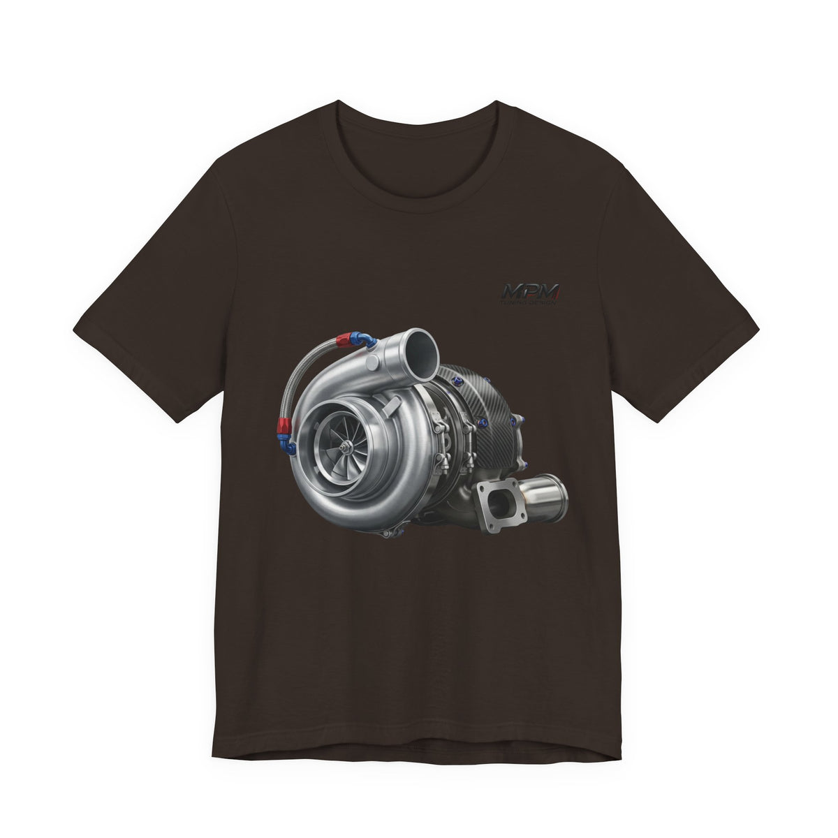 Turbocharger Graphic Tee — MPM Turbo Engine Shirt for Car Enthusiasts