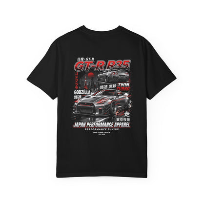 Nissan GT-R R35 T-Shirt — Japanese Skyline Racing Graphic Tee | MPM Tuning Design