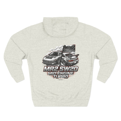 Toyota MR2 SW20 Mid-Engine Turbo Hoodie — Racing Graphic Fleece | MPM Tuning Design