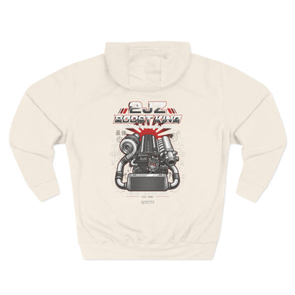 Engineered Torque Hoodie — 2JZ Boosted Racing Graphic Fleece | MPM Tuning Design