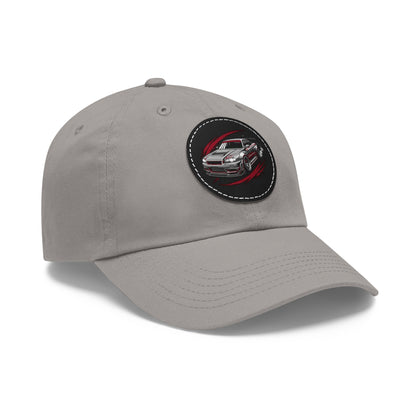 Racing Car Leather Patch Dad Hat — Vintage Sport Sedan Cap | MPM Tuning Design