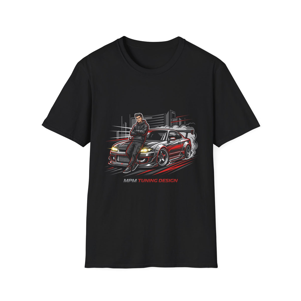 Car T-Shirt — Street Racing Crew Tee with Tuning Design Graphic | MPM Tuning Design
