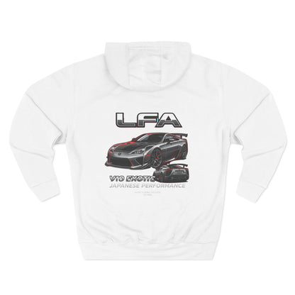 Lexus LFA V10 Exotic Performance Hoodie — Car Graphic Fleece | MPM Tuning Design
