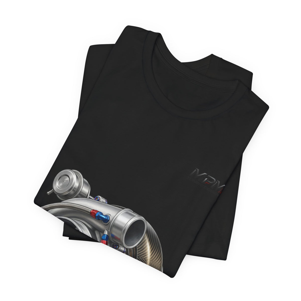 Turbocharger Graphic Tee — Turbo Engine T-Shirt | MPM Tuning Design