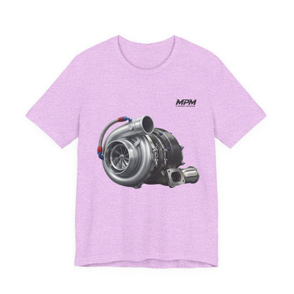 Turbocharger Graphic Tee — MPM Turbo Engine Shirt for Car Enthusiasts