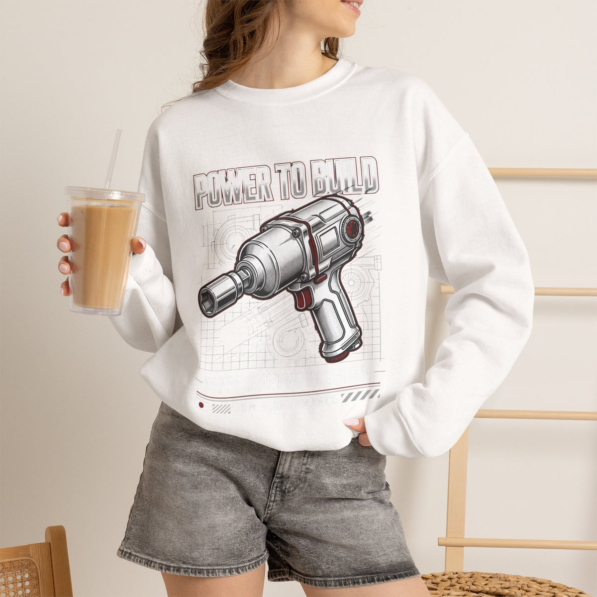 MPM Power Drill Crewneck Sweatshirt