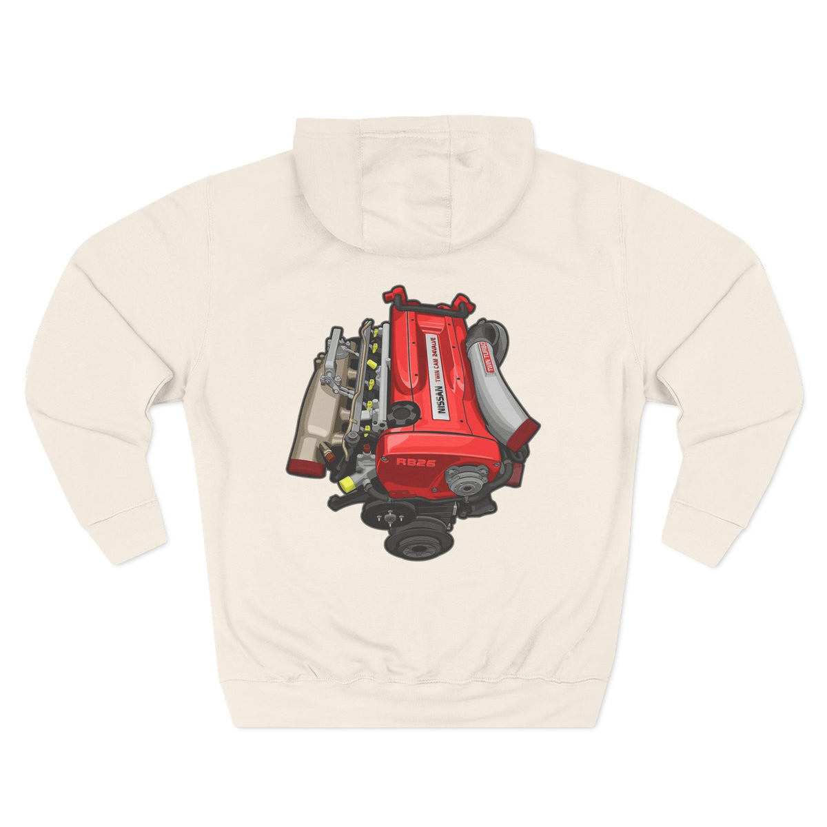 Engine Bay Graphic Hoodie — Car Engine Illustration Fleece | MPM Tuning Design