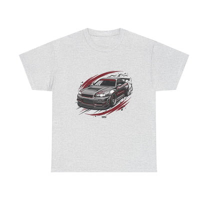 Car Graphic T-Shirt — Sporty Muscle Car JDM Illustration Heavy Cotton Tee | MPM Tuning Design