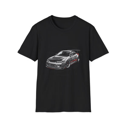 Car Drift T-Shirt — Black Sports Coupe Illustration Tee | MPM Tuning Design
