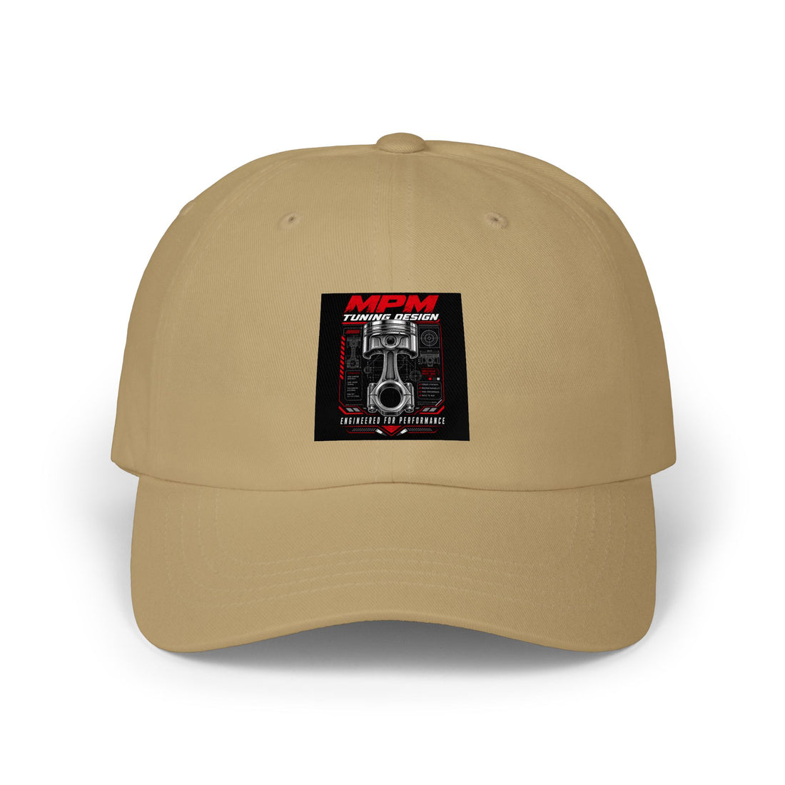 MPM Engine Tech Vintage Piston Dad Cap — Classic Embroidered Hat | MPM Tuning Design