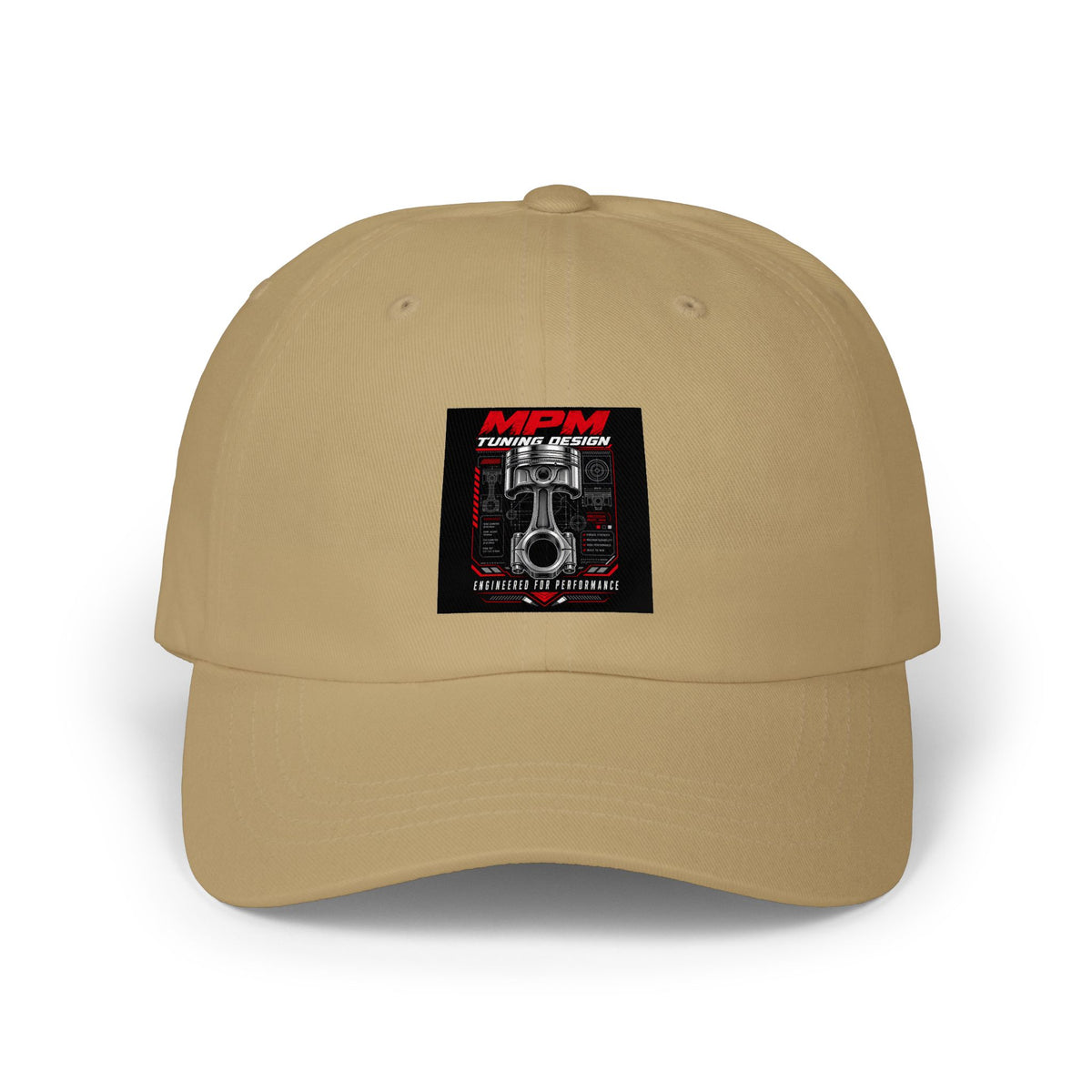 MPM Engine Tech Vintage Piston Dad Cap — Classic Embroidered Hat | MPM Tuning Design