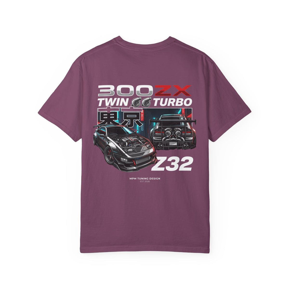 Datsun ZX Racing T-Shirt — Retro JDM Skyline Car Graphic Tee | MPM Tuning Design