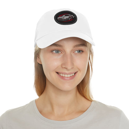 Racing Car Leather Patch Dad Hat — Vintage Sport Sedan Cap | MPM Tuning Design
