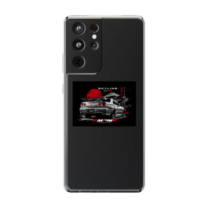 Clear Phone Case — Nissan Skyline GT-R Racing Car Graphic | MPM Tuning Design