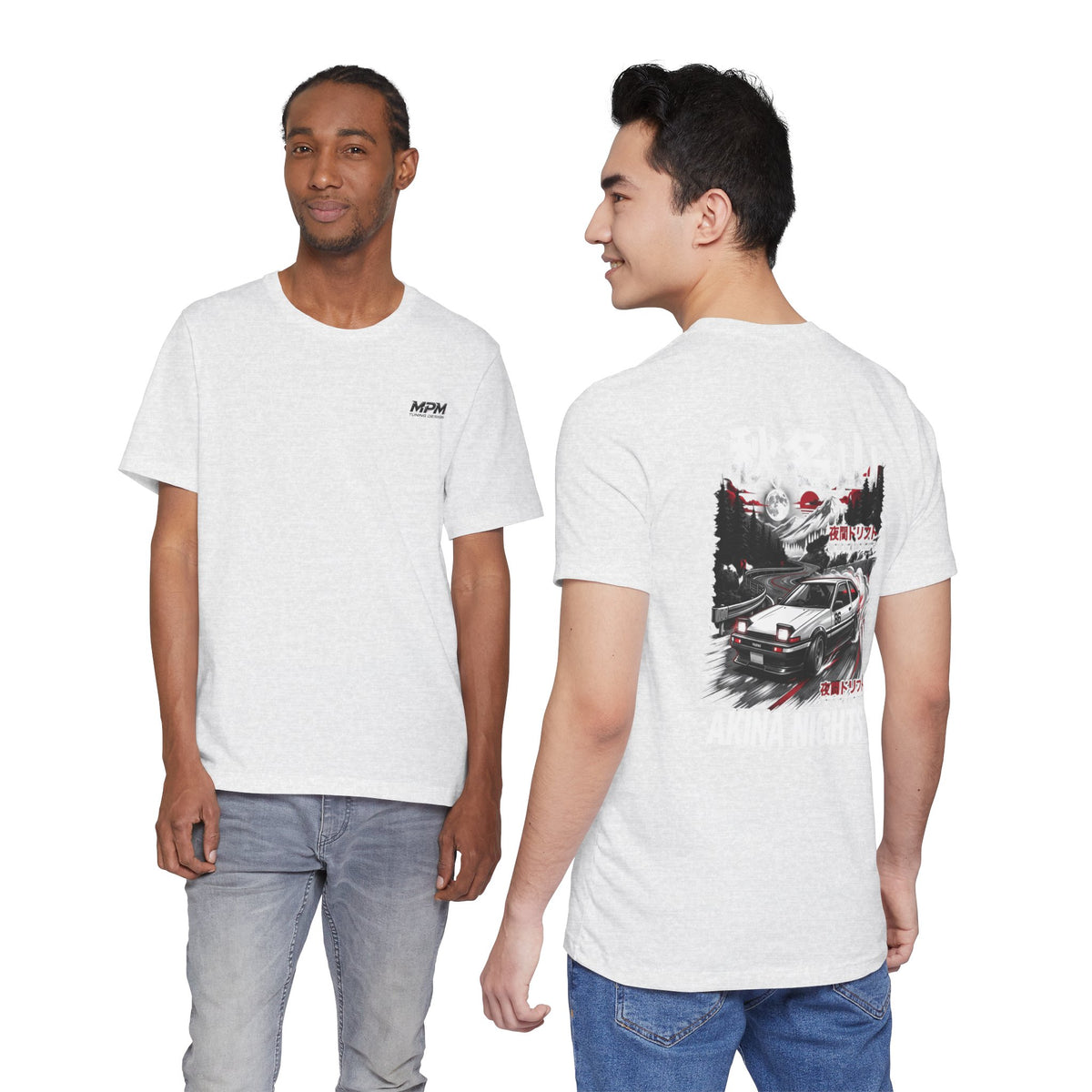 Retro JDM Drift Car Graphic T-Shirt – MPM Tuning Design