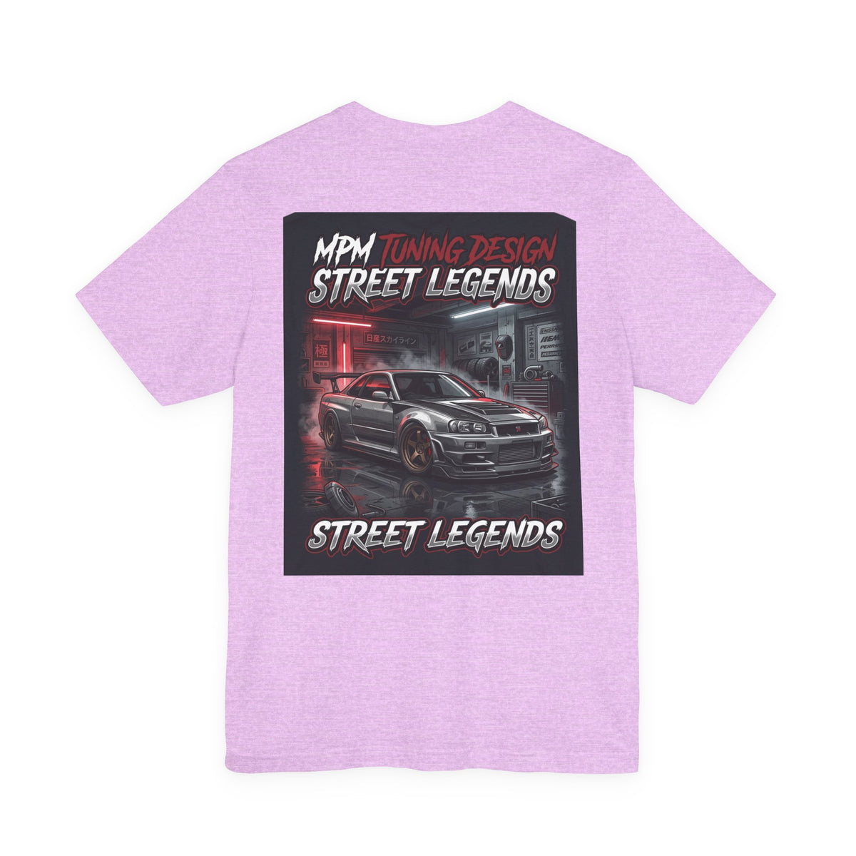 Street Legends Car T-Shirt — JDM Neon Racing Graphic Tee | MPM Tuning Design