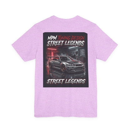 Street Legends Car T-Shirt — JDM Neon Racing Graphic Tee | MPM Tuning Design