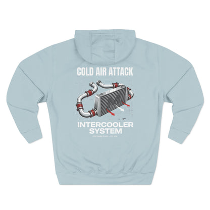 Cold Air Attack Hoodie — Intercooler Graphic JDM Fleece | MPM Tuning Design