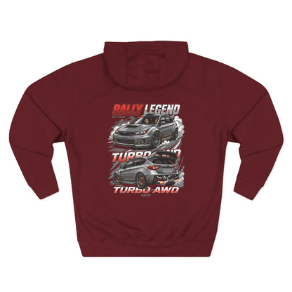 Rally Turbo Hoodie — Racing Car Graphic Fleece Pullover | MPM Tuning Design