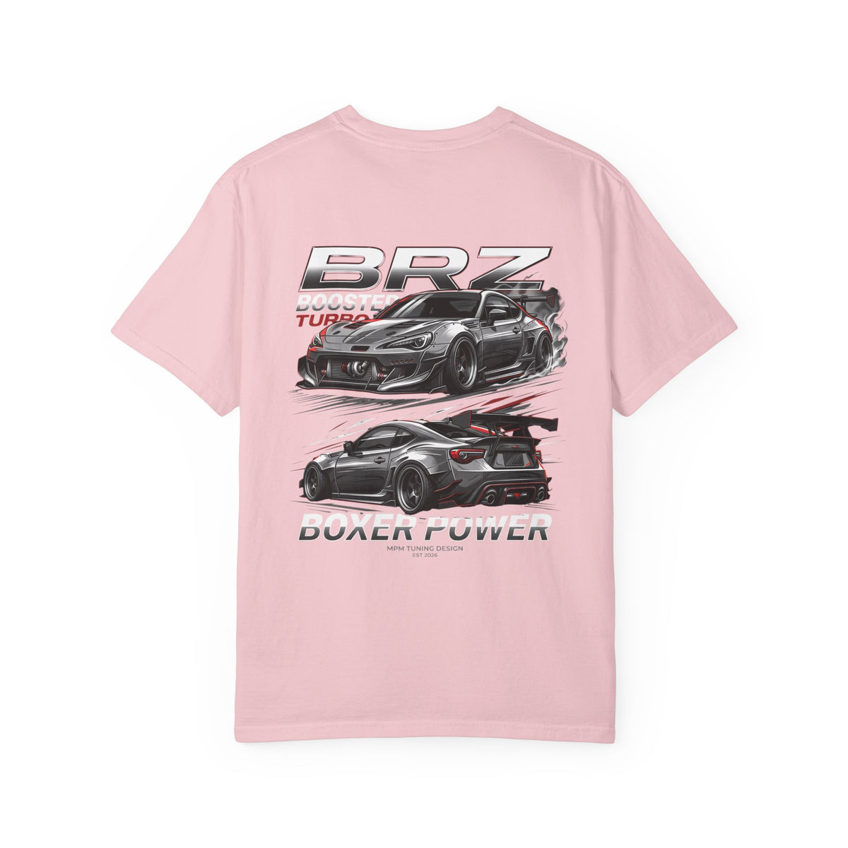 Subaru BRZ Twin Turbo Racing T-Shirt — JDM Drift Car Graphic Tee | MPM Tuning Design