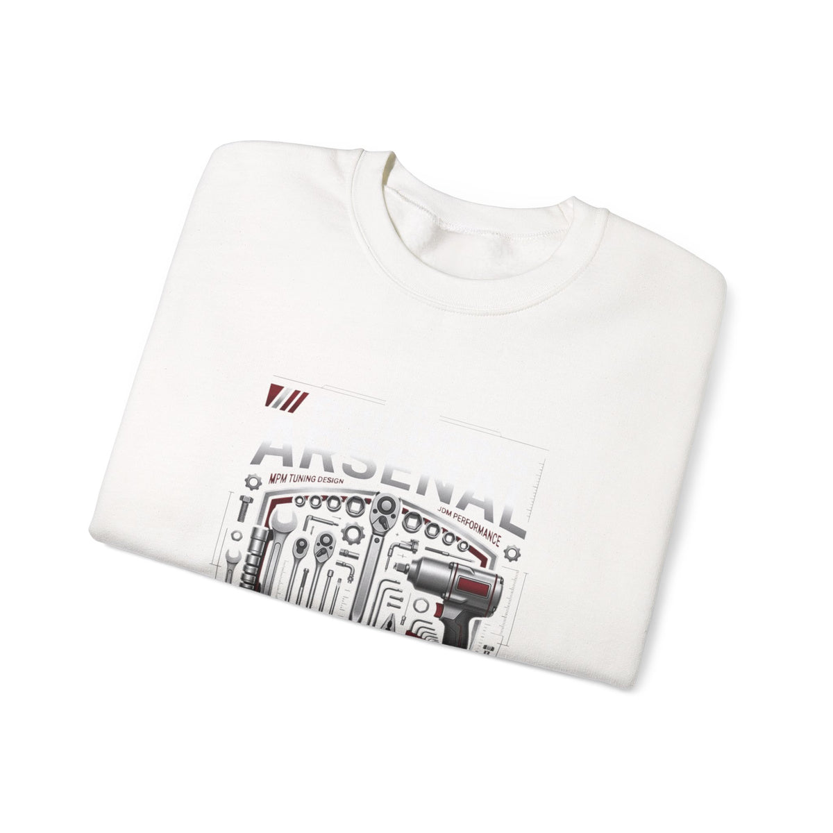 Mechanic Tools Shield Crewneck Sweatshirt | MPM Tuning Design