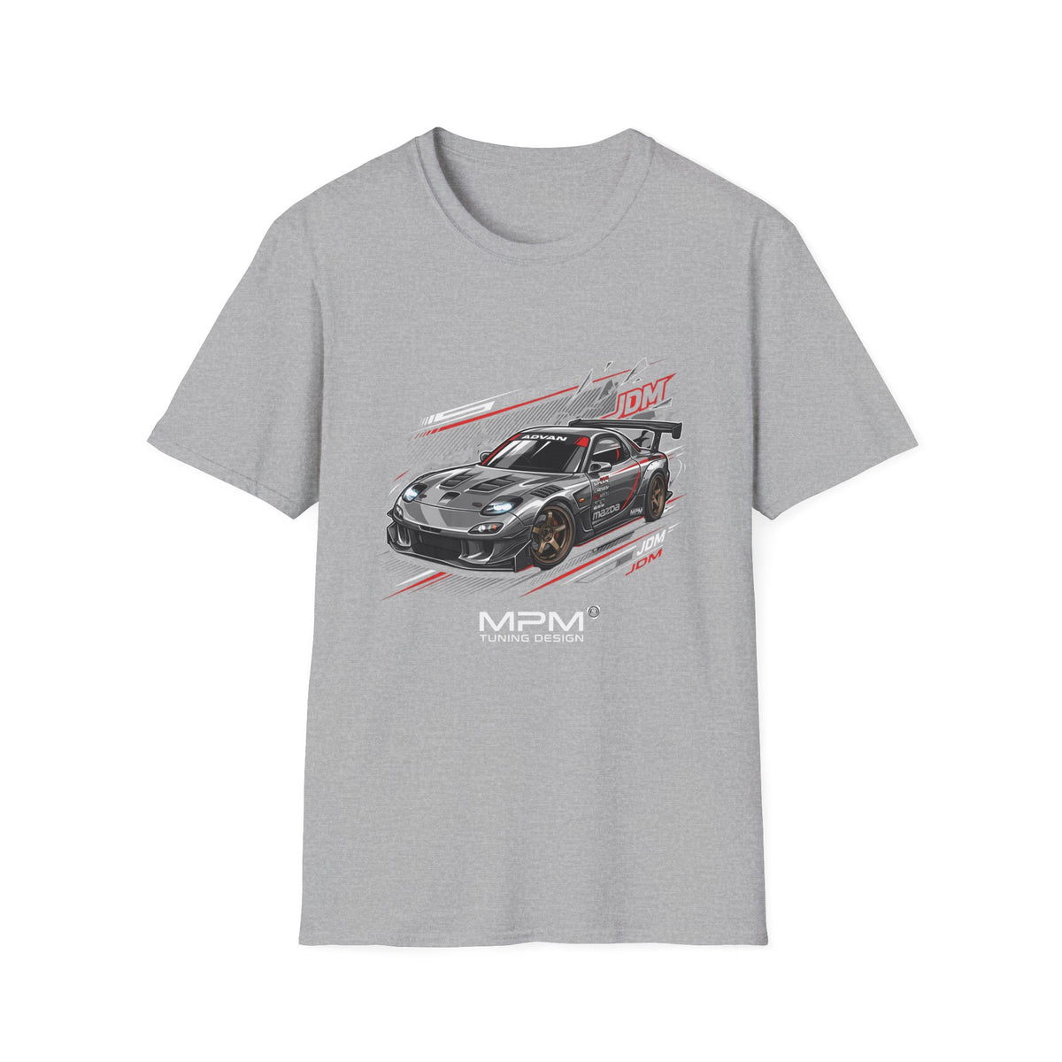 JDM Racing Car T-Shirt — Turbo Sports Coupe Graphic Tee | MPM Tuning Design