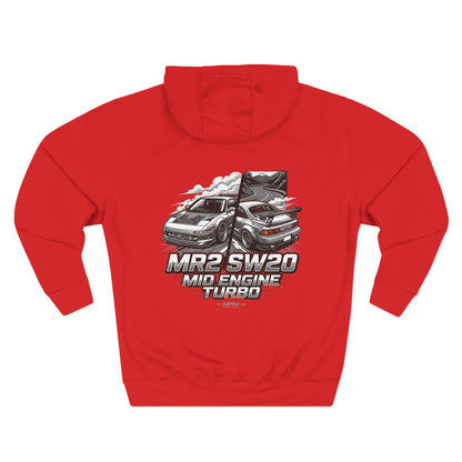 Toyota MR2 SW20 Mid-Engine Turbo Hoodie — Racing Graphic Fleece | MPM Tuning Design