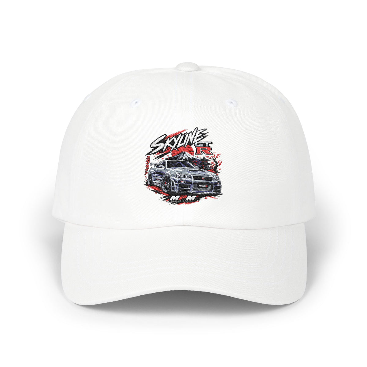 Nissan Skyline GTR Classic Dad Cap — JDM Car Embroidered Hat | MPM Tuning Design