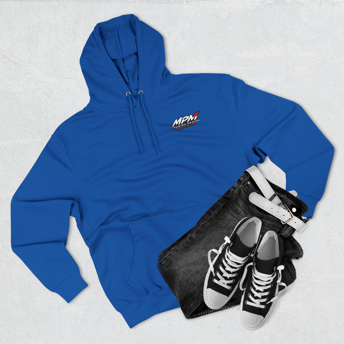 High RPM Hoodie — Forged Performance Engine Graphic Pullover | MPM Tuning Design