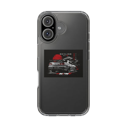 Clear Phone Case — Nissan Skyline GT-R Racing Car Graphic | MPM Tuning Design